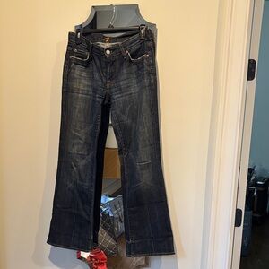 7 For All Mankind Indigo Bootcut Jeans Size 27